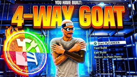 "4 WAY GOAT" BUILD IS THE BEST BUILD IN NBA 2K22! NEW GAME BREAKING DEMIGOD BUILD IN NBA 2K22!