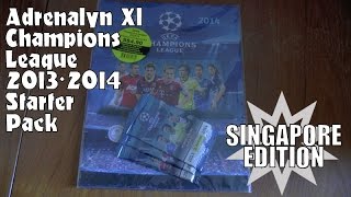 OLD SKOOL! ⚽️ SINGAPORE EDITION ⚽️ Panini Adrenalyn Champions League 2013/14 STARTER PACK ⚽️ OPENING