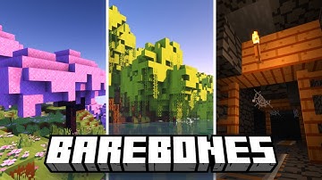 BareBones x Fresh Animations x BSL - Minecraft 1.20.1 - 1.21 Best Resource Packs - 2024