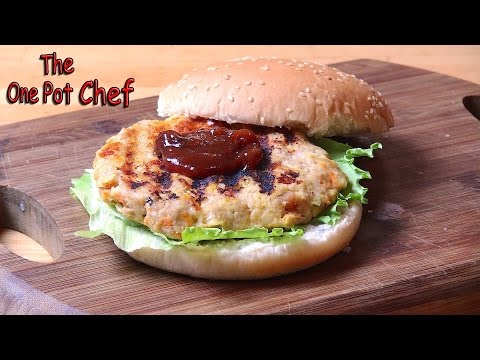 Cheese and Apple Chicken Burgers | One Pot Chef