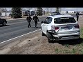 Three vehicle accident