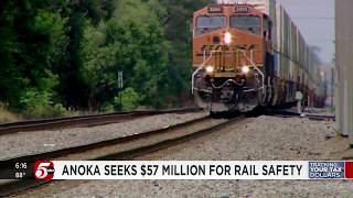 Memorial set up for man killed at Anoka railroad crossing as city pursues $90M safety project