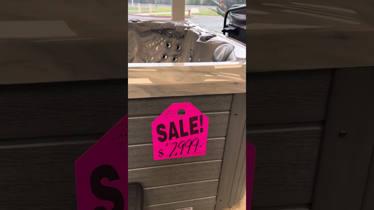 Walk at Spa Max, see the showroom full of spas!