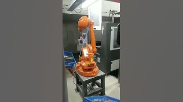 ABB robots work with precision laser cutting machines