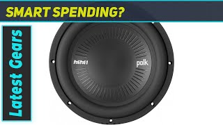 Polk Audio MM1042 SVC Marine & Car Subwoofer: Unleash Powerful Bass Anywhere!