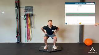 Test di analisi del salto Squat Jump con pedane di forza screenshot 3