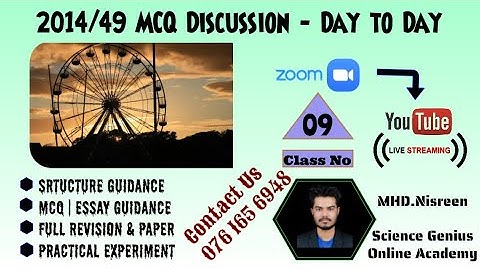 2014/49 MCQ Discussion | Big Wheel | Magnetic | Mohamed Nisreen | @Science_Genius