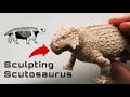 Sculpting Scutosaurus for Wild Past!