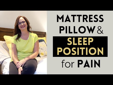 Best SLEEP POSITION for people with PAIN