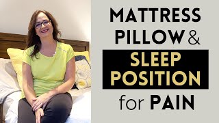 #070 Best SLEEP POSITION for people with PAIN