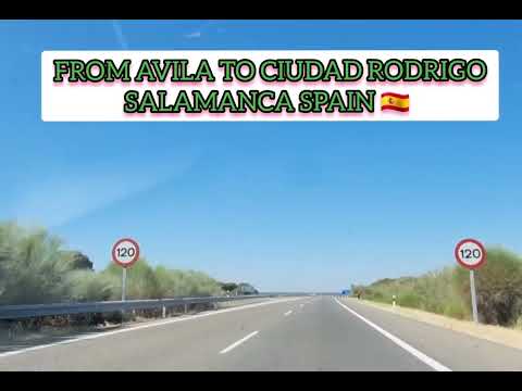 Road trip from Avila to Ciudad Rodrigo Salamanca Spain 🇪🇸
