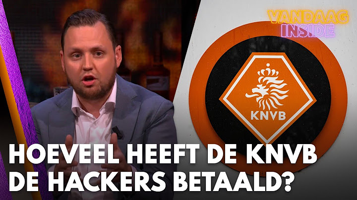 Hoeveel geld heeft de KNVB na de cyberinbraak betaald aan de hackers? | VANDAAG INSIDE