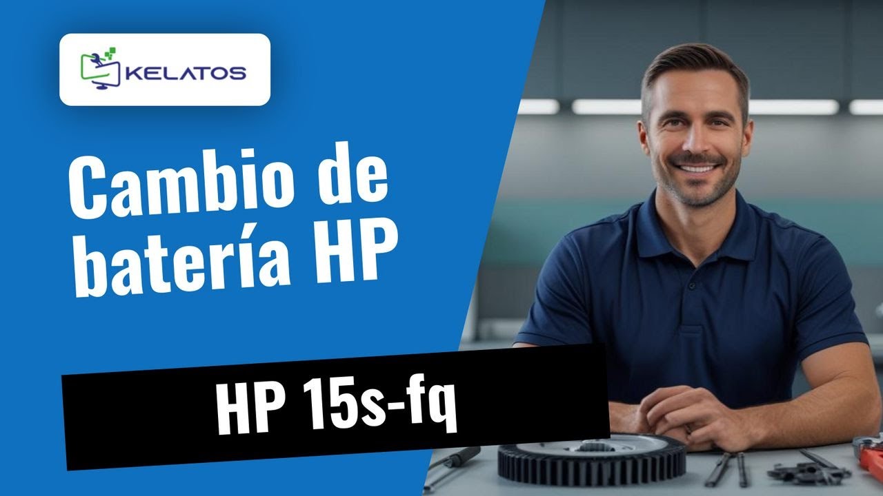 ¿Tu portátil HP 15s-fq no carga? 🔋 Cambio de batería