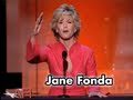 Jane Fonda Salutes Warren Beatty