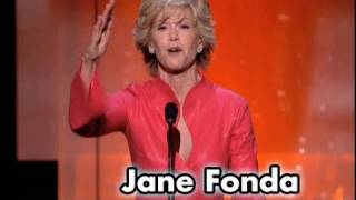 Jane Fonda Salutes Warren Beatty
