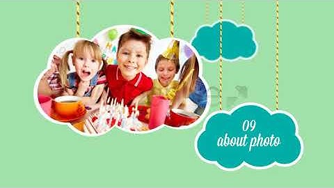 Kids Intro Clouds on Ropes | Free After effects Templates | Free Ka Dost