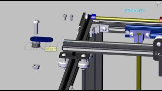Ender 5 X axis adjustment kit replacement tutorial
