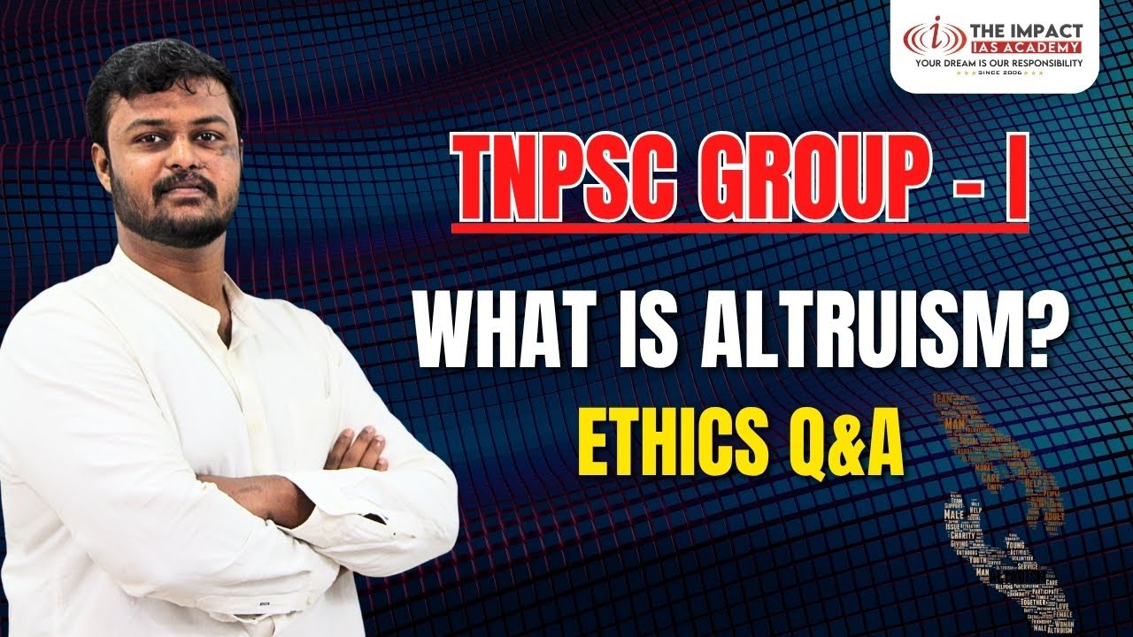 Ethics and Integrity material for TNPSC Group- 1 | Q&A Explanation ...