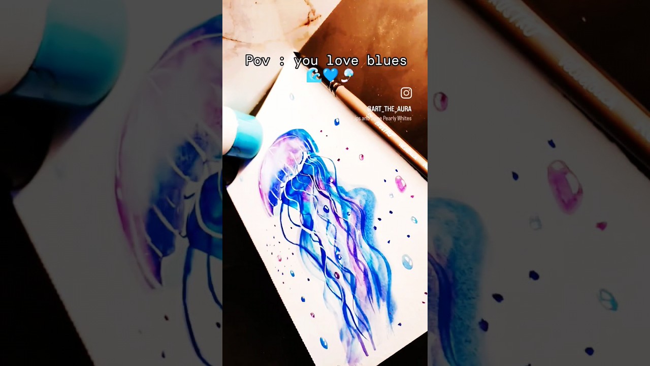 Watercolor Jellyfish 🎐✨ 