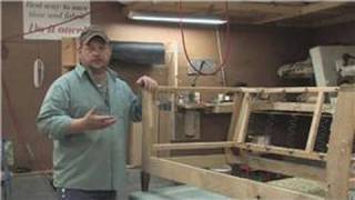 Furniture Upholstery : How to Design an Upholstered Furniture Frame When designing an upholstered furniture frame, determine the deck height, arm height and length, use a poplar or oak wood for the