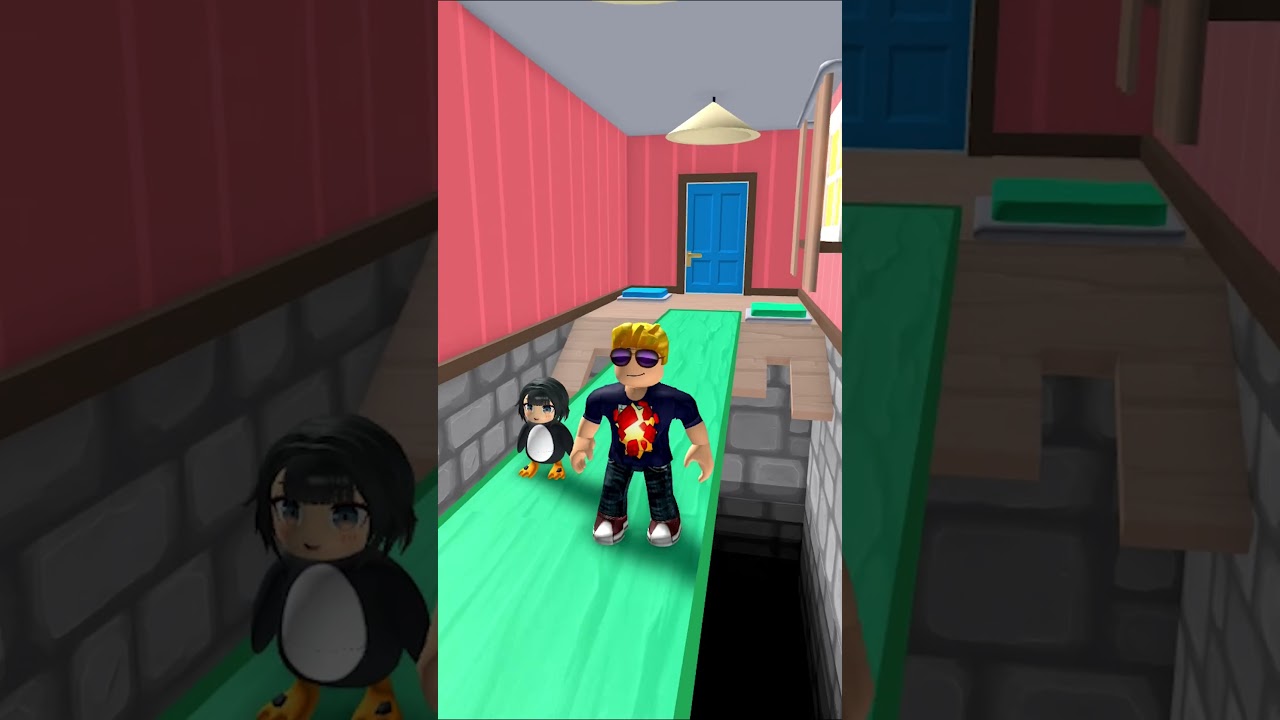 Bro thought he was safe! 😭🐧 #roblox #shorts - YouTube