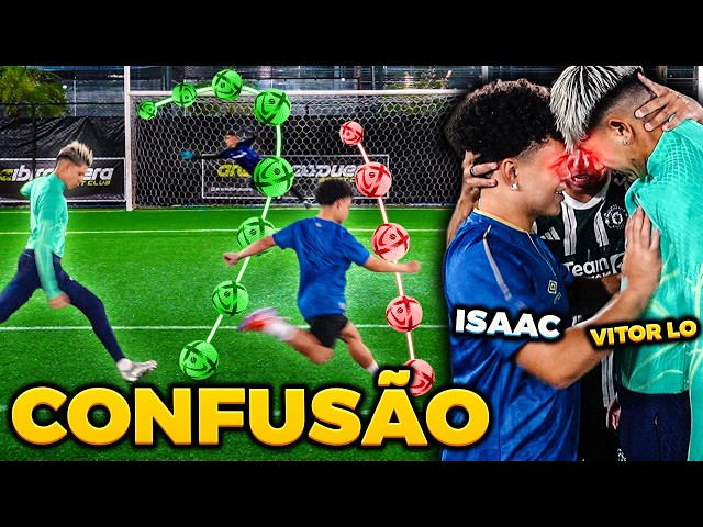 DESAFIO DA BOLA DA SORTE!! *DEU CONFUSÃO 😬 (VITOR x ISAAC) class=