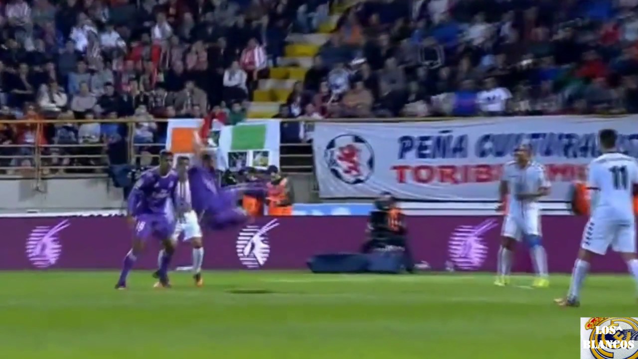 Nacho Amazing Bicycle Kick Goal vs Leonesa 2016.10.25. Leonesa vs Real Madrid Copa del Rey