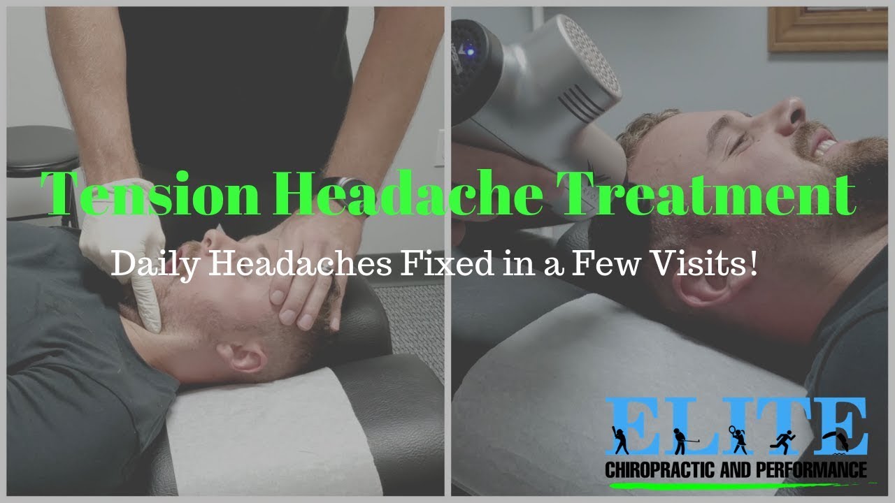 Highly Effective Treatment for Tension Headaches Chesterfield Chiropractor YouTube