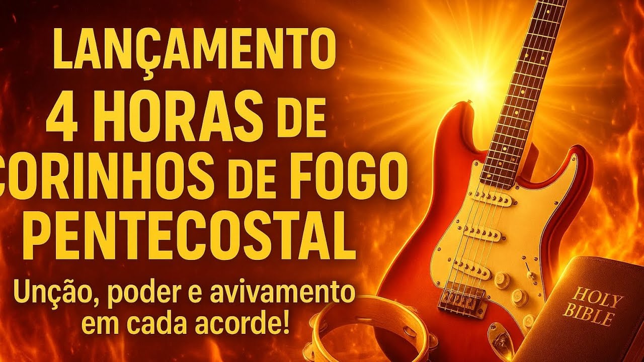 4 Horas de Corinhos de Fogo Pentecostal, coletânea, lançamento, unção cura libertação salvação