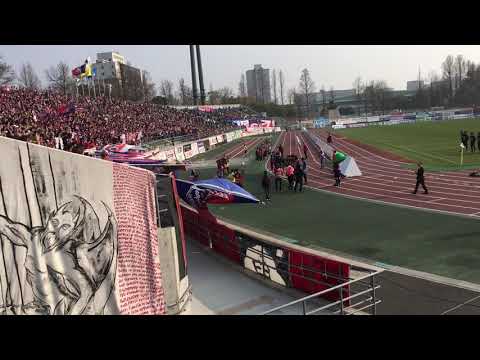 2018.03.25 勝利後のジャンプ ファジアーノ岡山vsヴァンフォーレ甲府
