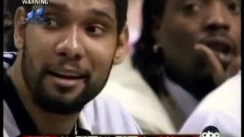 Tim Duncan Ejected for Laughing