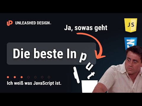 Beste Input Field Animation beim Löschen! Lerne JavaScript & CSS  [DE/Tutorial]