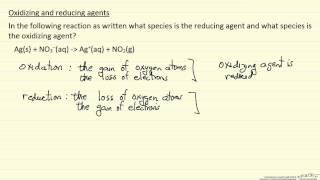 Oxidizing and Reducing Agents (Example)