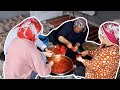 Ich lerne wie man im türkischen Dorf Dolma macht 🇹🇷 🥘│Dorf ASMR