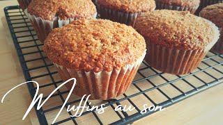 Recette de muffins au son de blé 