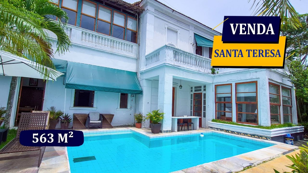 SANTA TERESA ESPLÊNDIDA MANSÃO HISTÓRICA 563M² LAZER LINDA VISTA PANORÂMICA 8 QUARTOS 6 BANHEIROS