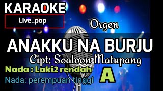 KARAOKE JOSS//ANAKKU NA BURJU //WIDIANA RUMAPEA// LINTANG ARIES CHANNEL