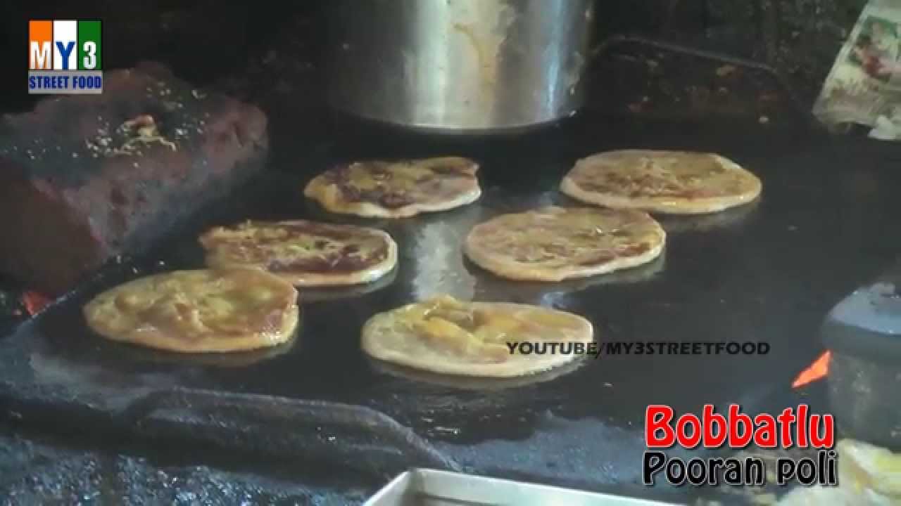 Bobbatlu | Pooran Poli | Bhakshaalu | Olige | Holige | INDIAN FESTIVAL SWEET street food | STREET FOOD