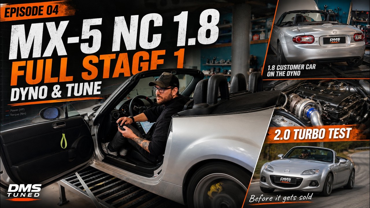 MX-5 NC Stage 1 Dyno + Πουλάμε το Turbo NC μας;