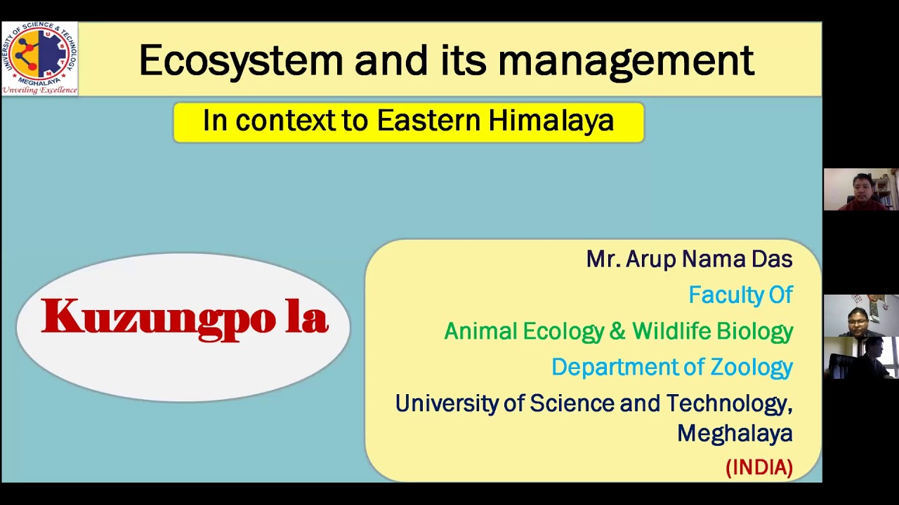 Ecosystem Management in context Eastern Himalaya - YouTube