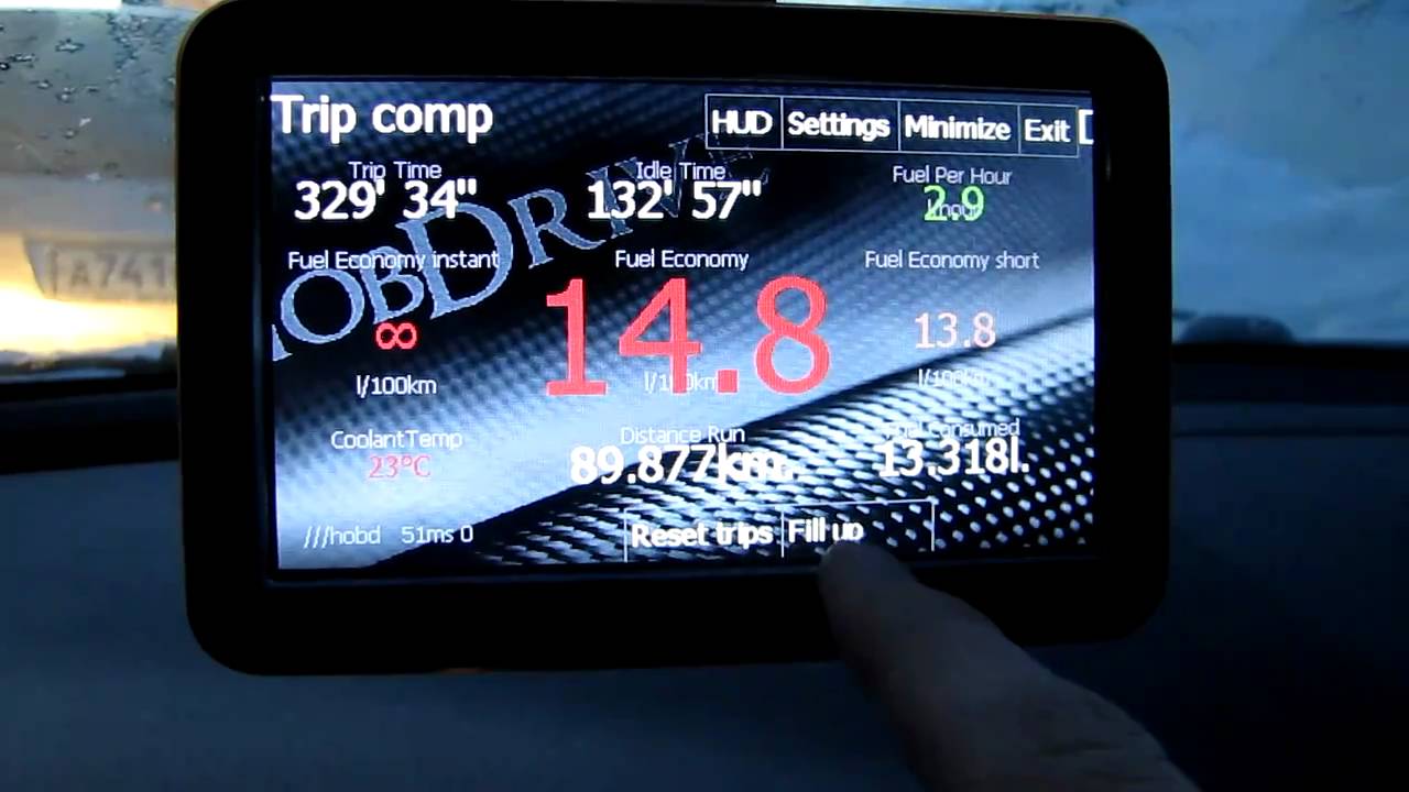 hobDrive auto trip feature - YouTube