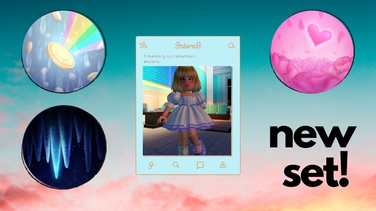 NEW BABYDOLL ADORABLE SET! FIRST FULL DRESS IN ROYALE HIGH! NEW ICON