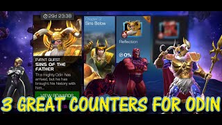 3 Best Counters For Odin Sins Of The Father Cavalier Mode (Part 2) [Marvel Contest Of Champions]