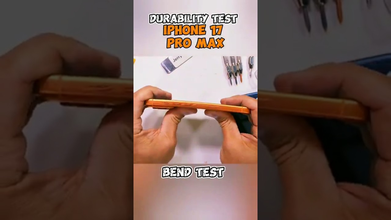 Iphone 17 pro max durability 😱 #iphone17promax
