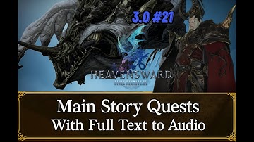 FFXIV HW 3.0 Full MSQ Text to Speech #21 Bismark and meeting Varis zos Galvus