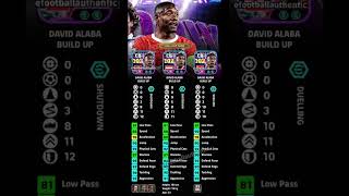 Starter Set David Alaba Progression With Different Boosters 🔥 eFootball 2026 #realmadrid #austria