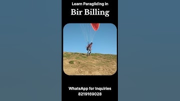 Learn Paragliding in Bir Billing 🇮🇳 #paragliding #adventure #love