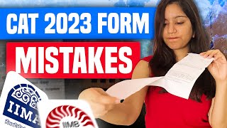 CAT 2023 FORM FILL UP  PLEASE Don't Make These 10 Mistakes ❌