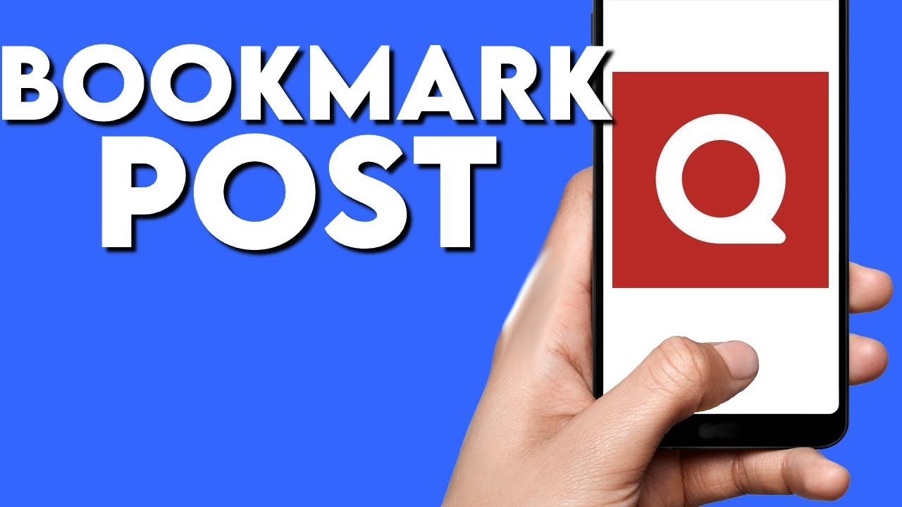 How To Bookmark Post on Quora App YouTube