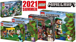 新商品の公式画像 21 夏 レゴ マインクラフト Lego Minecraft 21 マイクラ Youtube